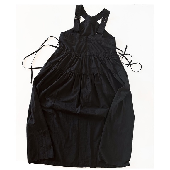 Madewell Poplin Tiered Midi Dress - Size 4 - Picture 7 of 12